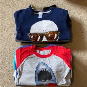 Lot of boys long sleeve shirts/ sweatshirts